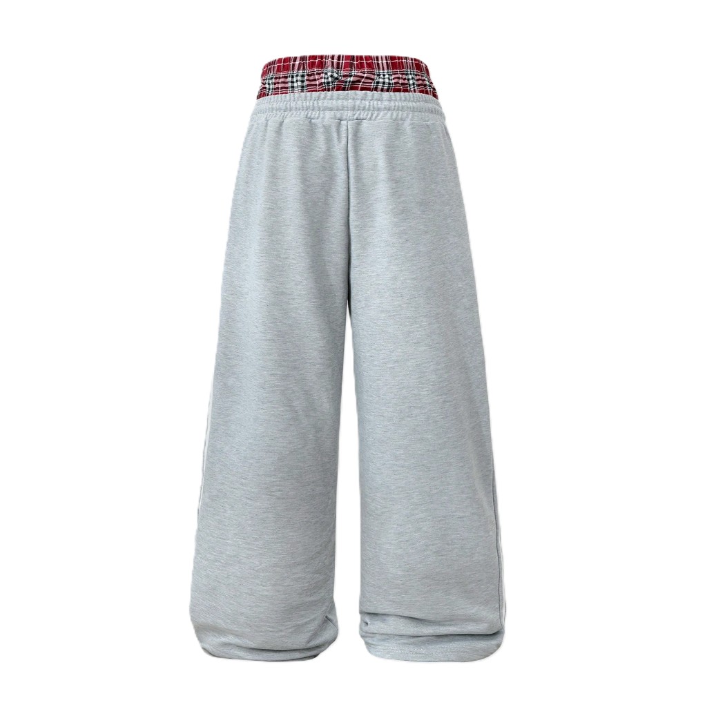 Loose Fleece Drawstring Sweatpants With Wide For Men