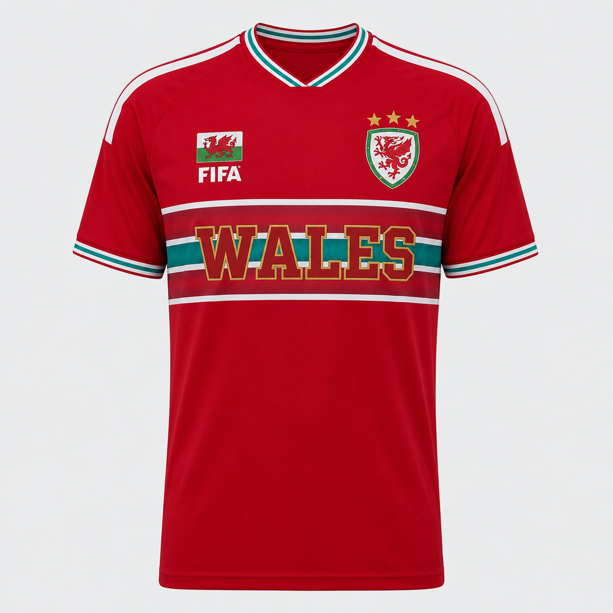 FIFA 2026 Wales Authentic Home And Away Football Jersey For Men