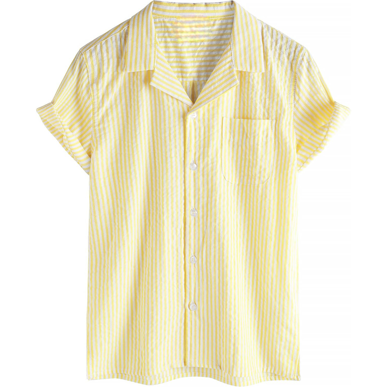 Hawaiian Short Sleeve Button Down Cuban Collar Shirt 