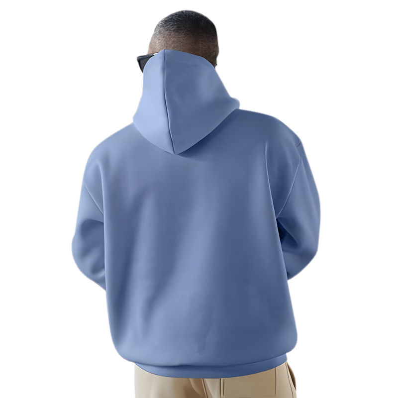 Mens Casual Cotton Hooded Collar Drawstring Hoodies Pullover Sweatshirts Casual Long Sleeve Shirts