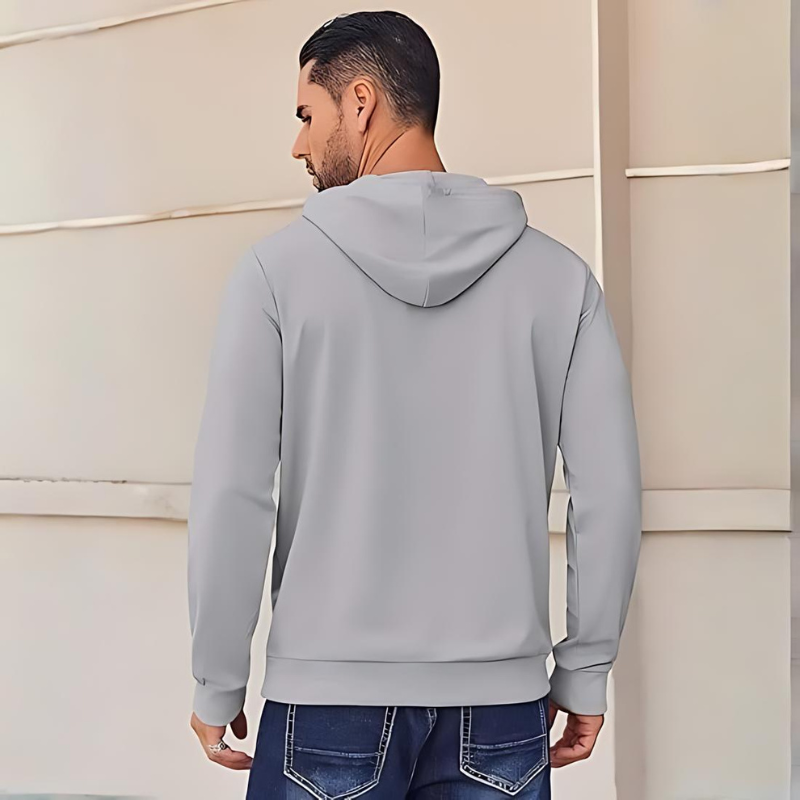 Mens Hoodies Pullover Long Sleeve Casual Fashion Sweatshirts Drawstring Gym Hooded Shirt with Kanga Pocket