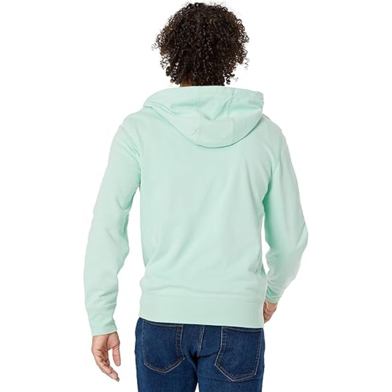 Men Lightweight French Terry Full-Zip Hooded Sweatshirt