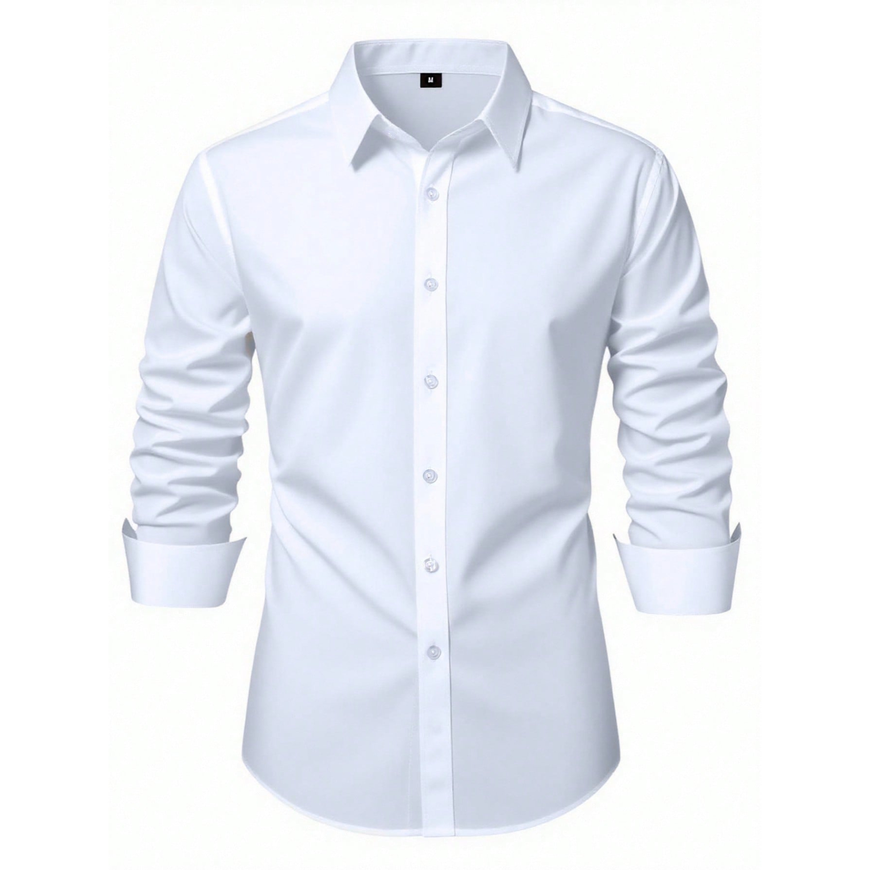 Long Sleeve Casual Shirt With Button Front For Men