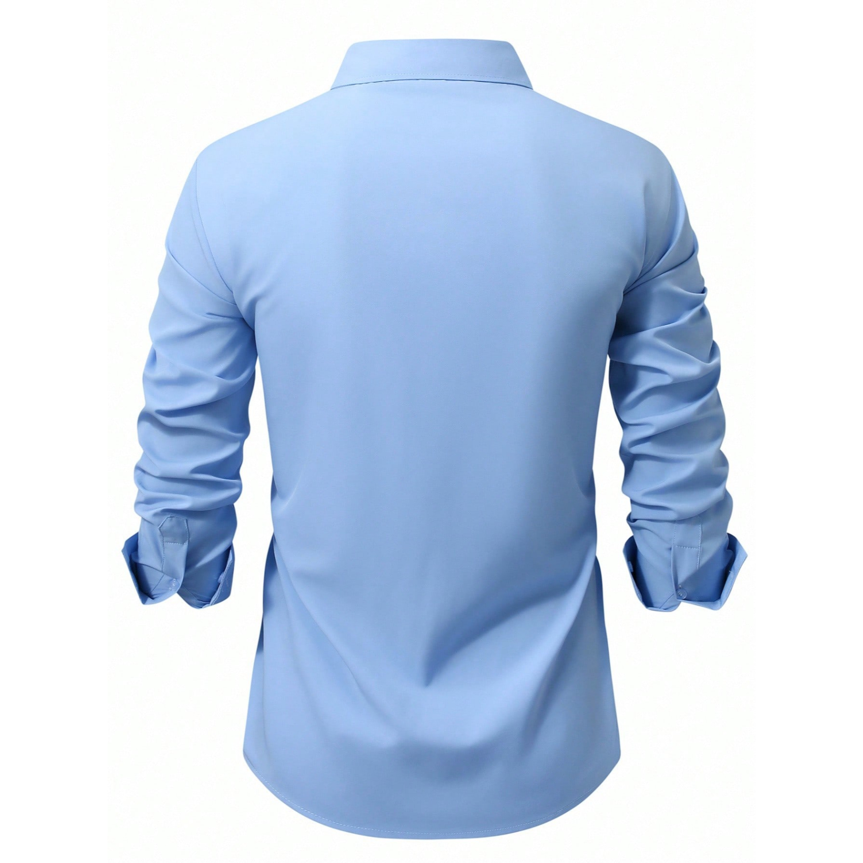 Long Sleeve Casual Shirt With Button Front For Men