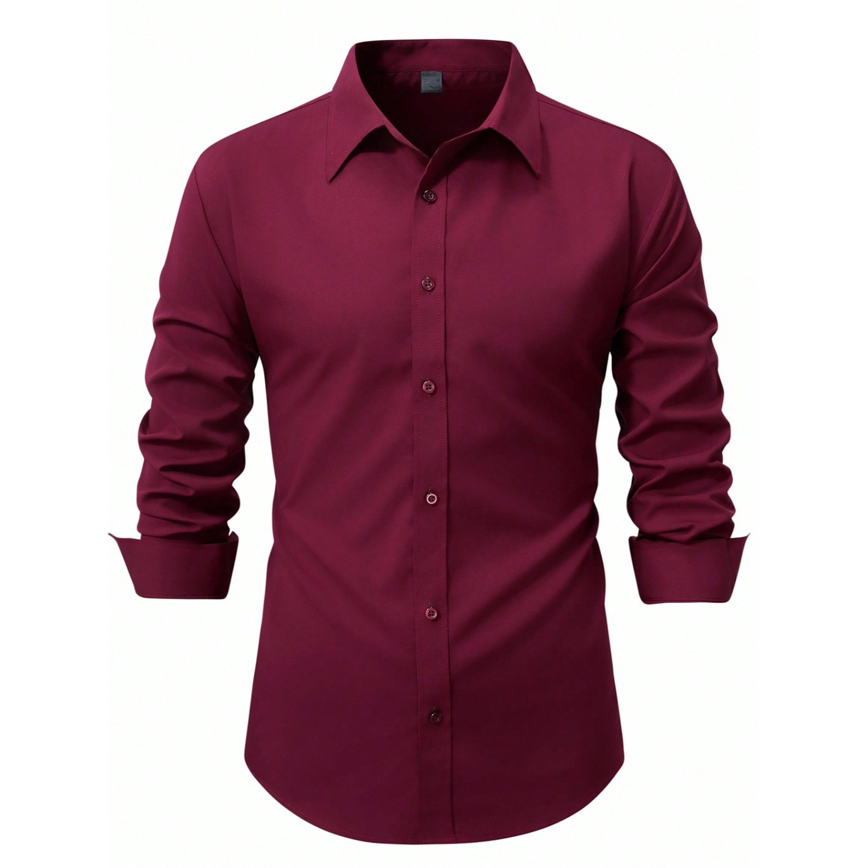 Long Sleeve Casual Shirt With Button Front For Men