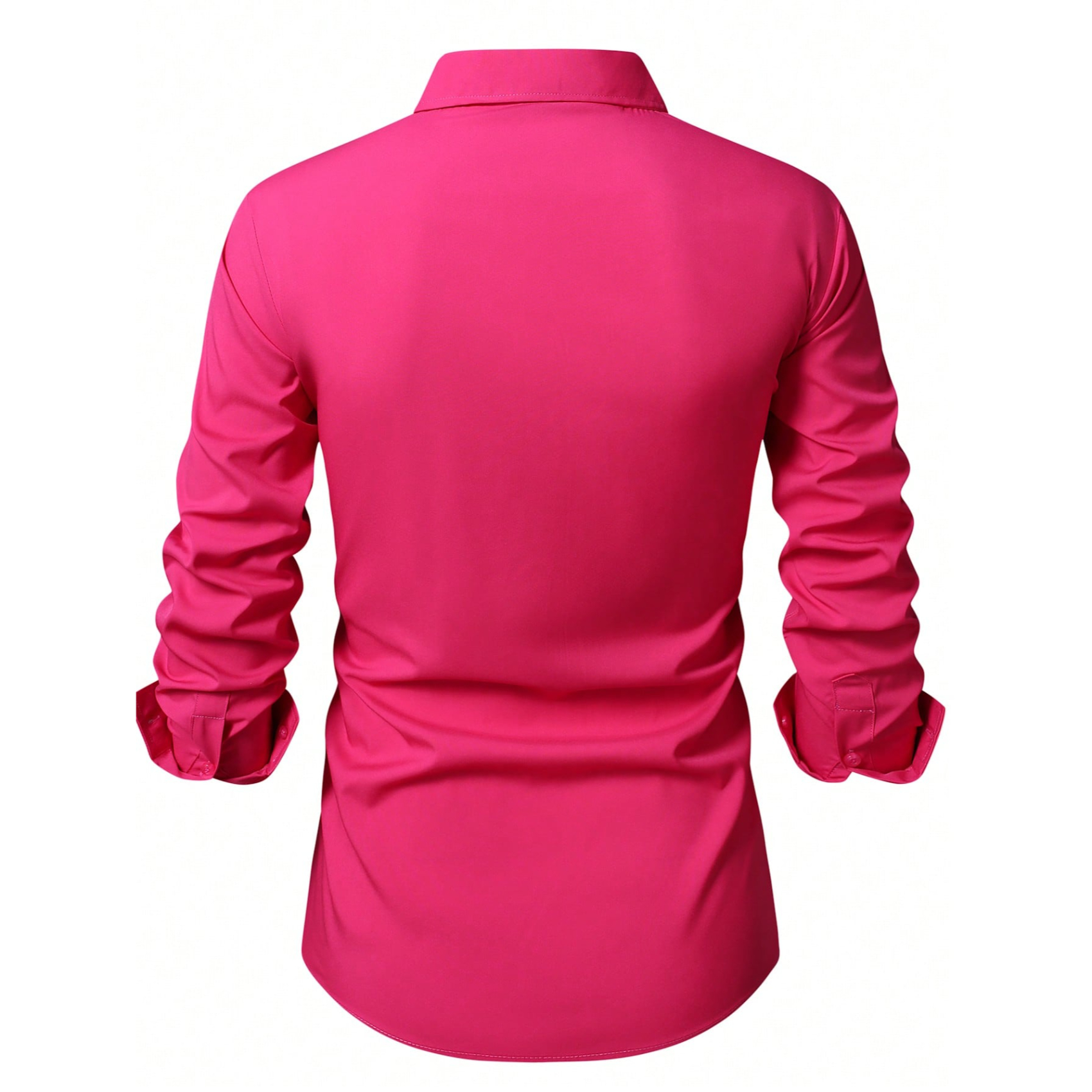 Long Sleeve Casual Shirt With Button Front For Men