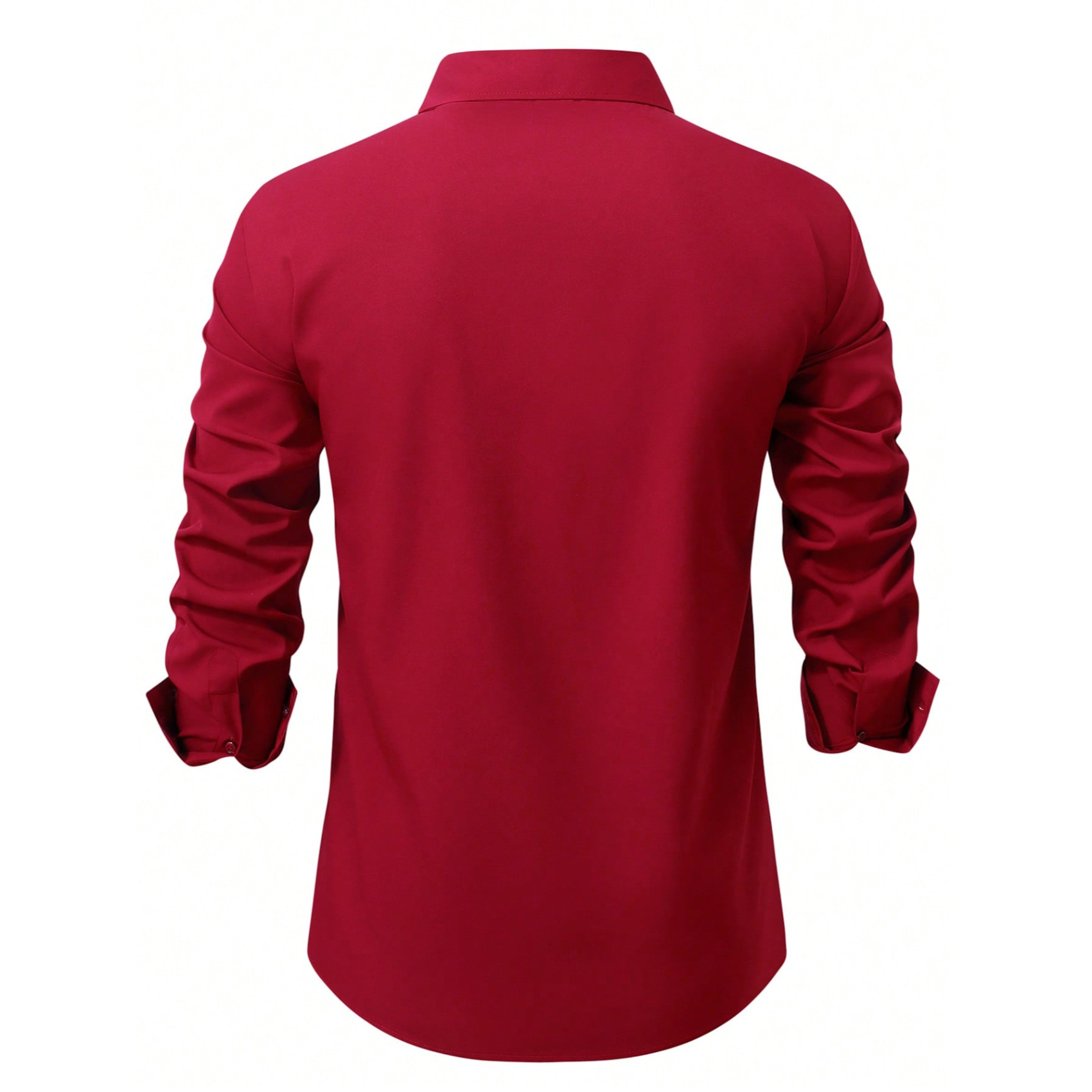 Long Sleeve Casual Shirt With Button Front For Men