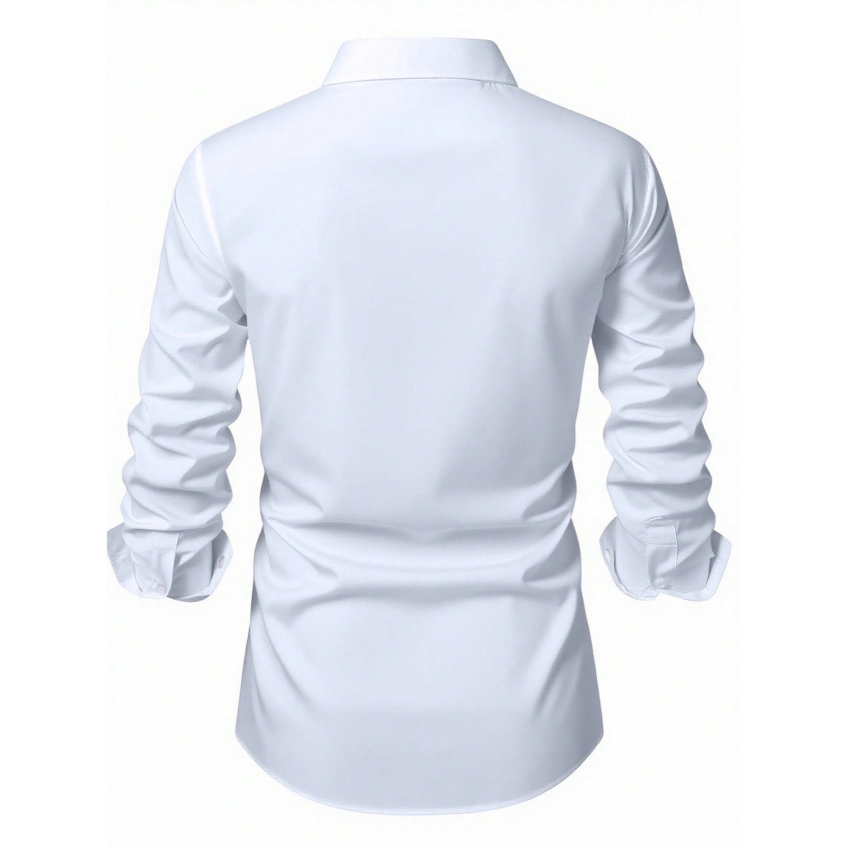 Long Sleeve Casual Shirt With Button Front For Men