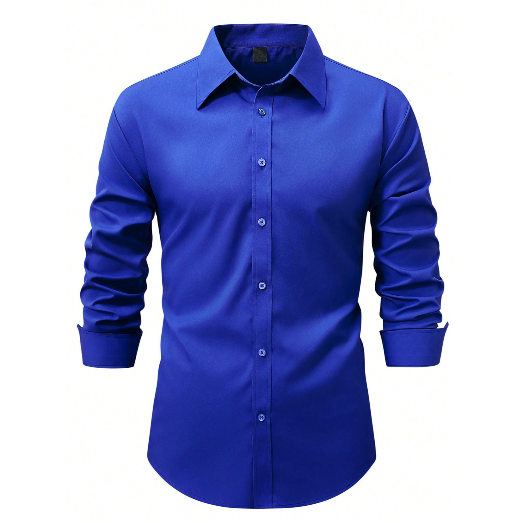 Long Sleeve Casual Shirt With Button Front For Men