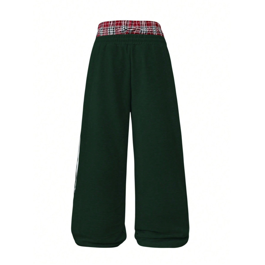 Loose Fleece Drawstring Sweatpants With Wide For Men