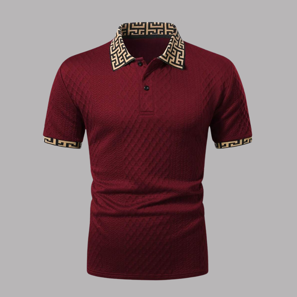 Colorblock Short Sleeve Casual Travel Polo Shirt