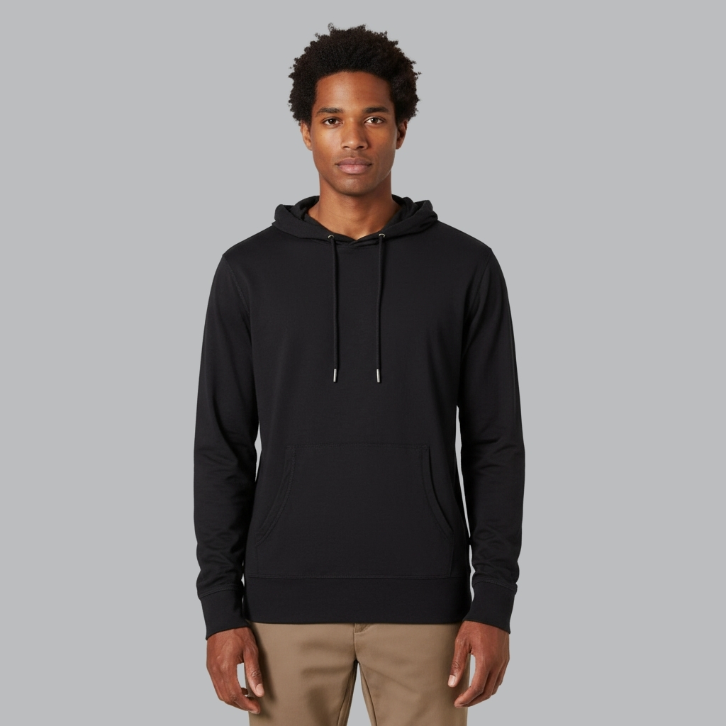 Men's Lightweight Jersey Pullover Hoodie