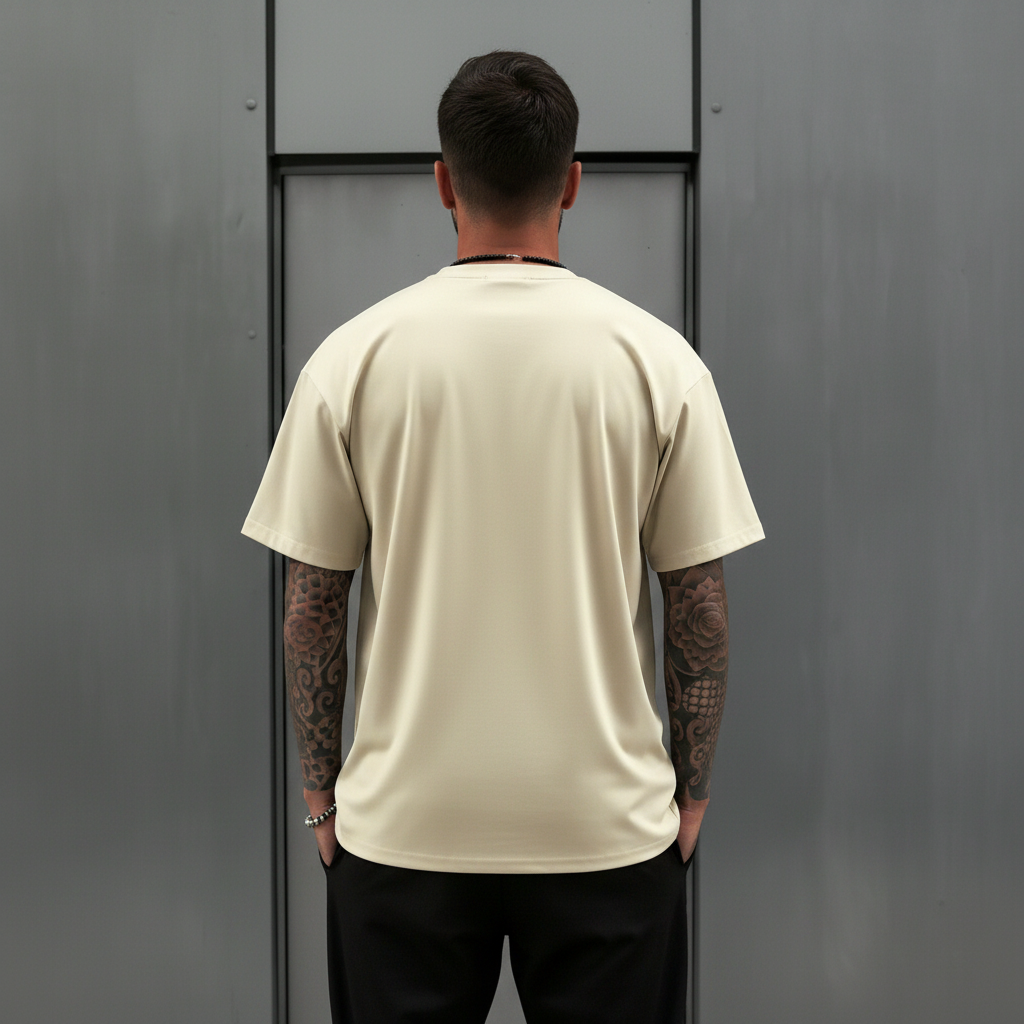 Stylized Mountain Print Lightweight Short Sleeve T Shirt For Men