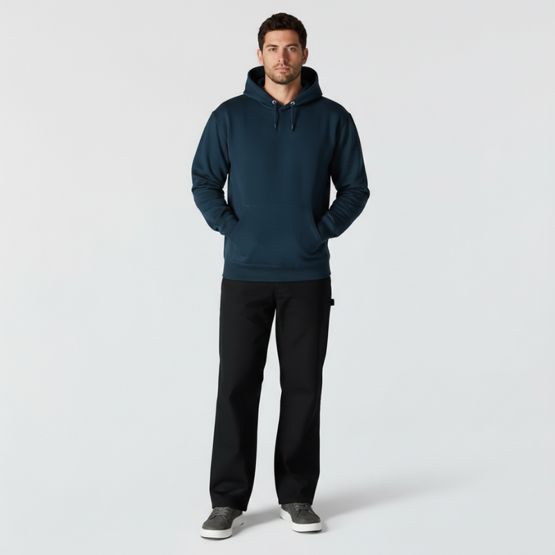 Men Rain Defender Loose Fit Midweight 1889 Graphic Sweatshirt