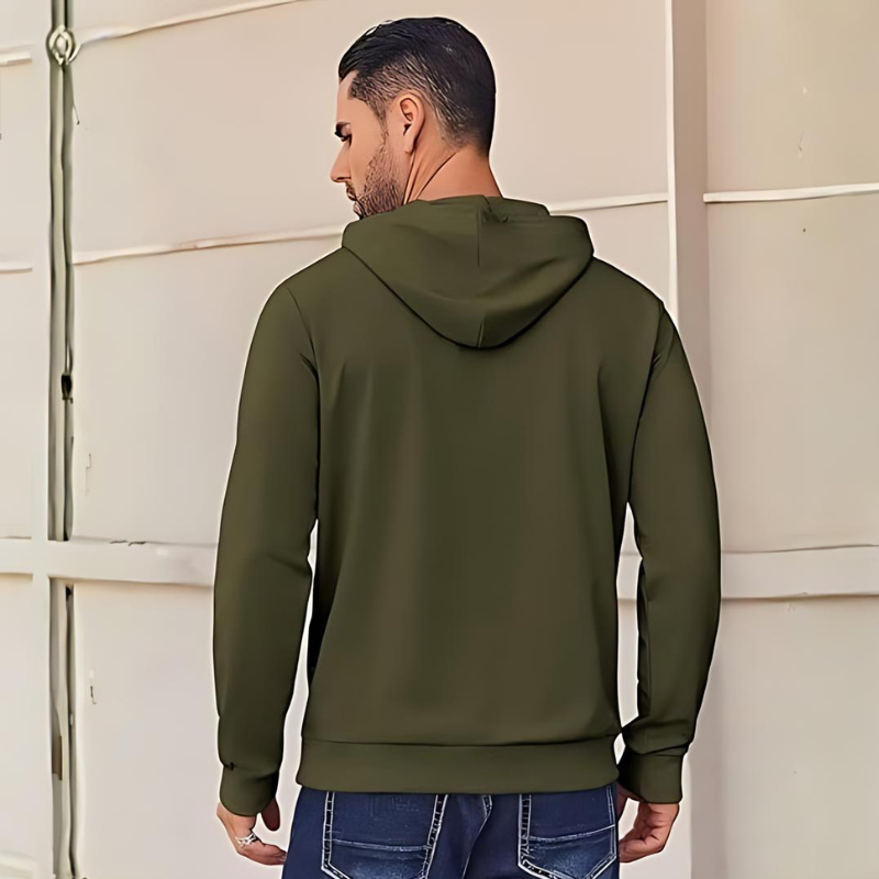 Mens Hoodies Pullover Long Sleeve Casual Fashion Sweatshirts Drawstring Gym Hooded Shirt with Kanga Pocket