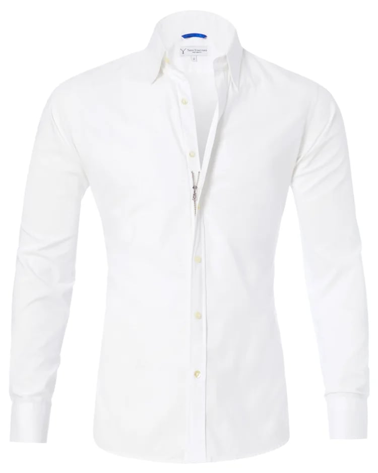Oxford Stretch Zip Shirt