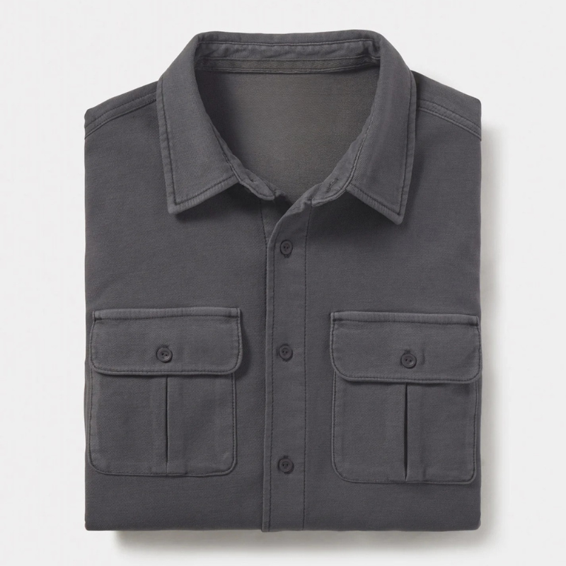 Comfort Terry Shirt Jacket