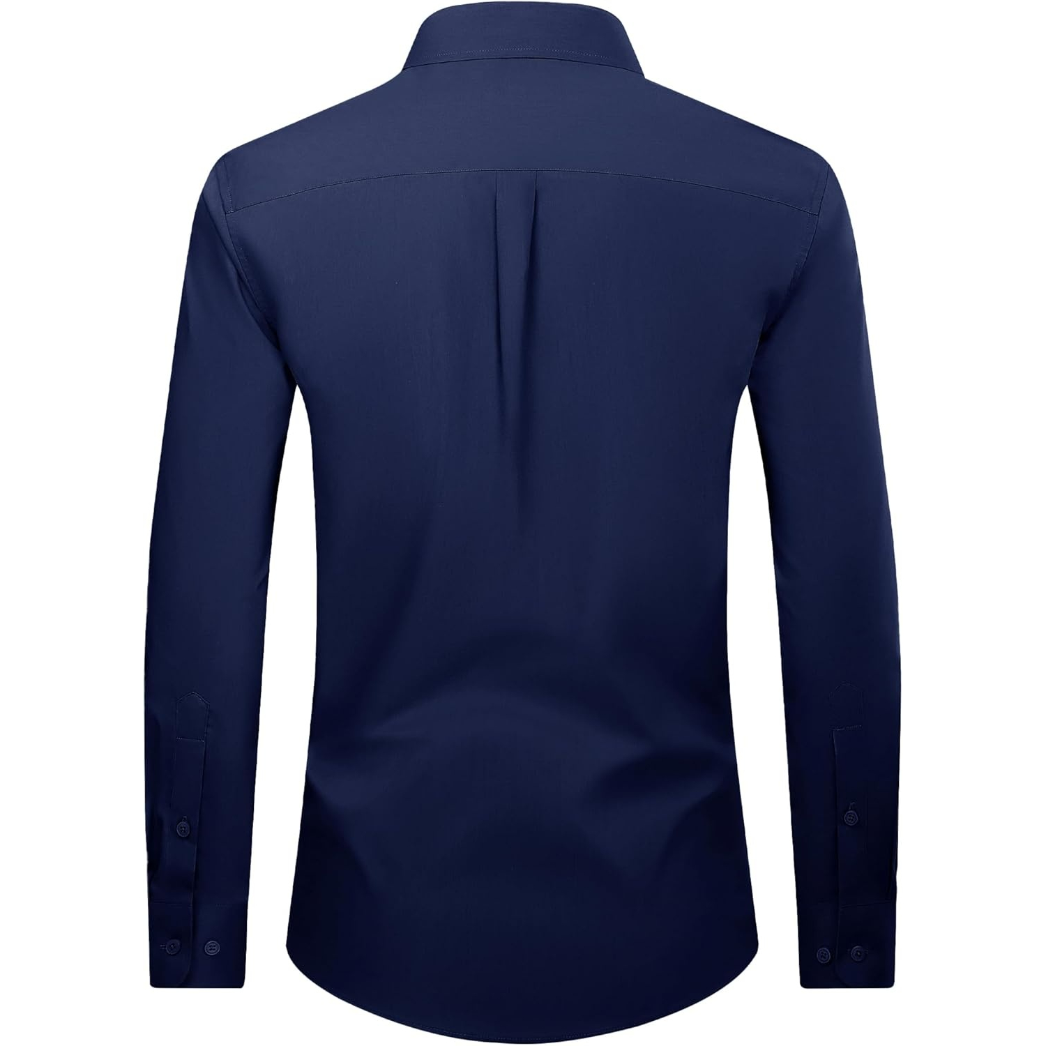 Regular Fit Long Sleeve Shirt Stretch Formal Wear