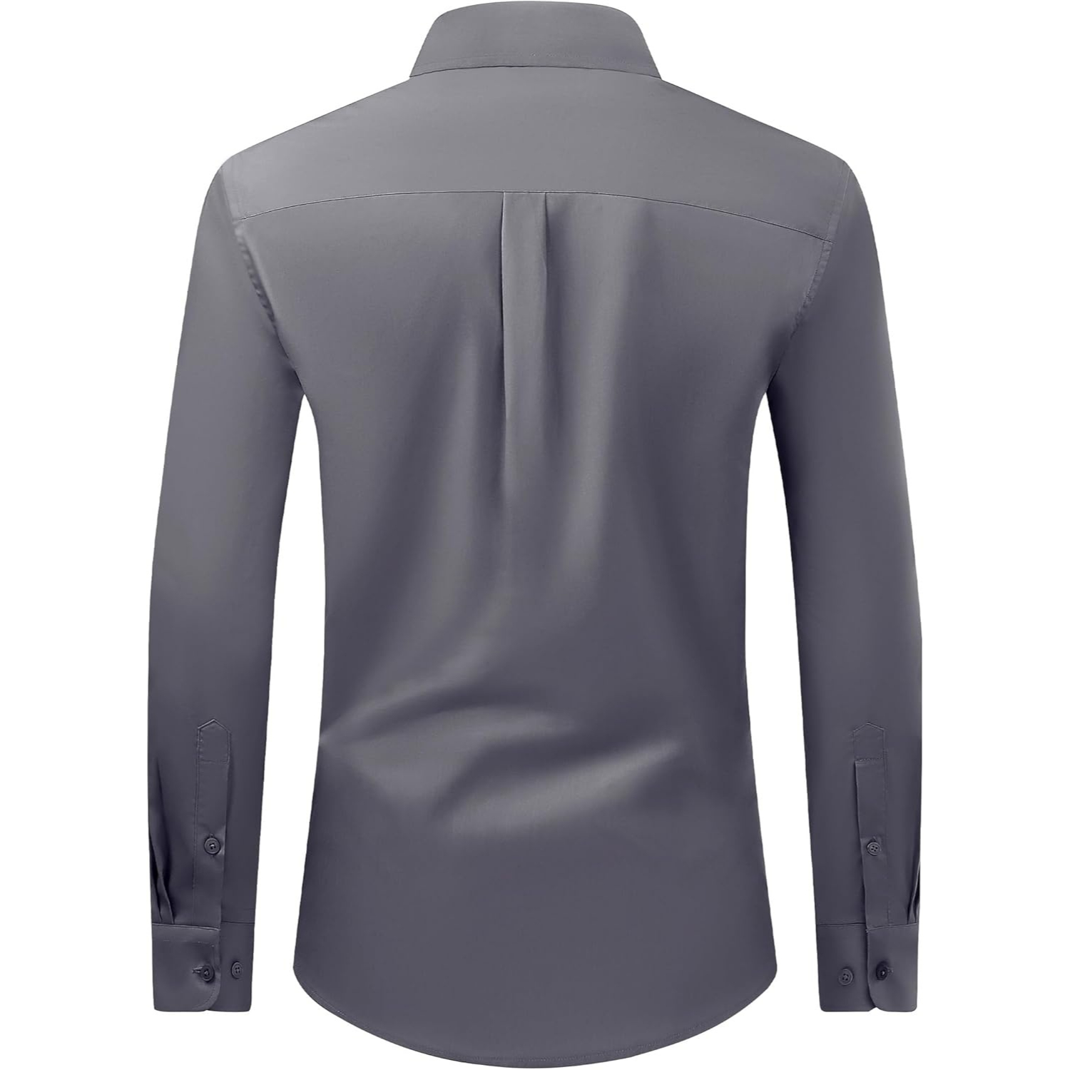 Regular Fit Long Sleeve Shirt Stretch Formal Wear