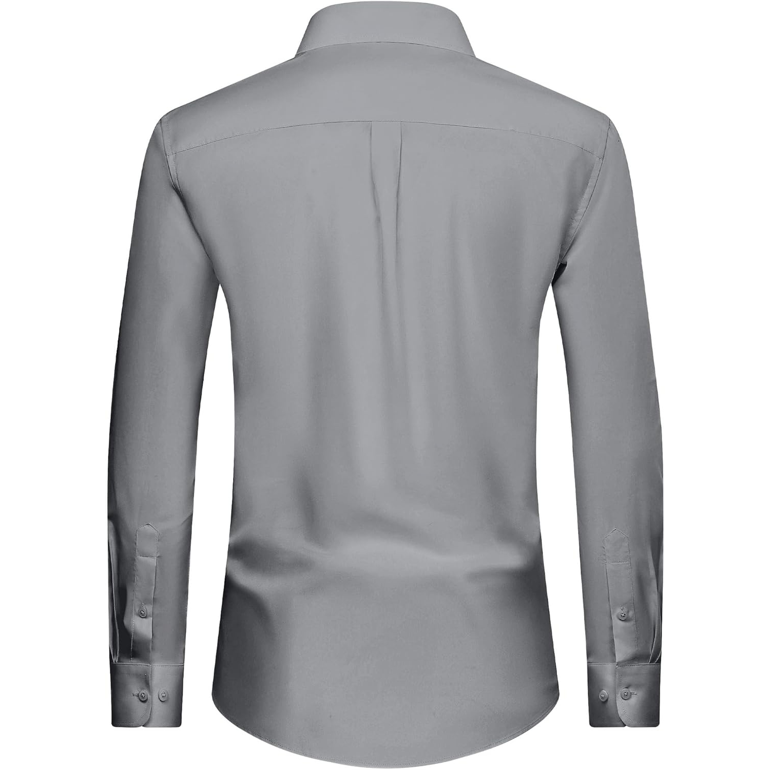 Regular Fit Long Sleeve Shirt Stretch Formal Wear