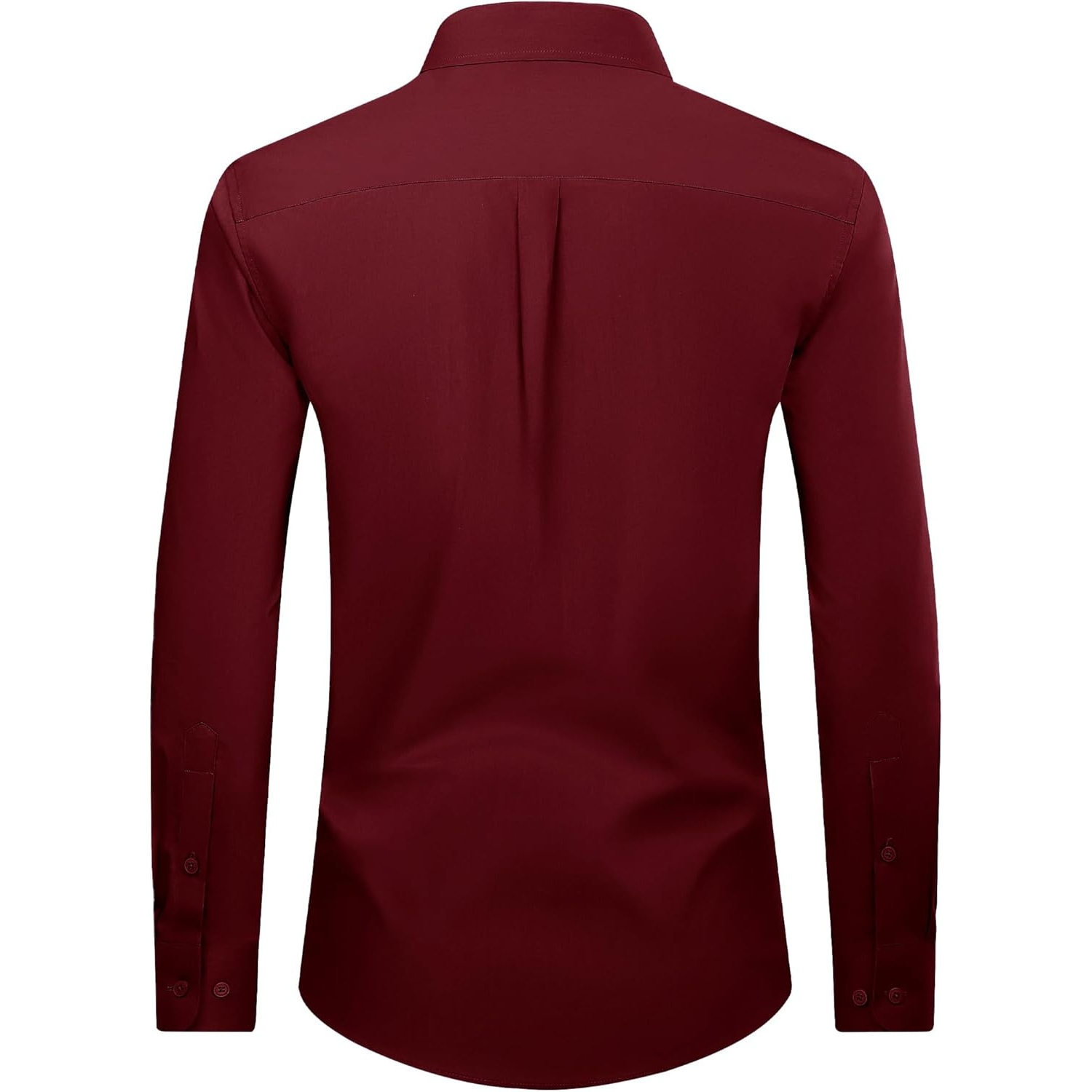 Regular Fit Long Sleeve Shirt Stretch Formal Wear