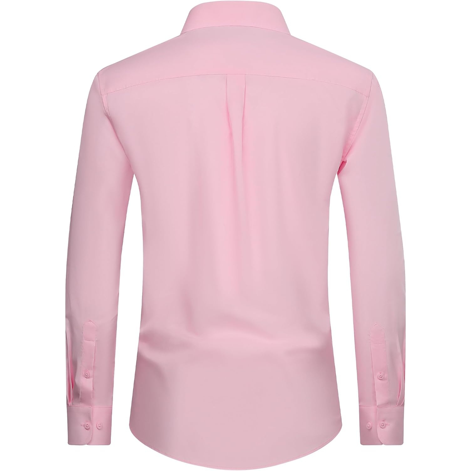 Regular Fit Long Sleeve Shirt Stretch Formal Wear