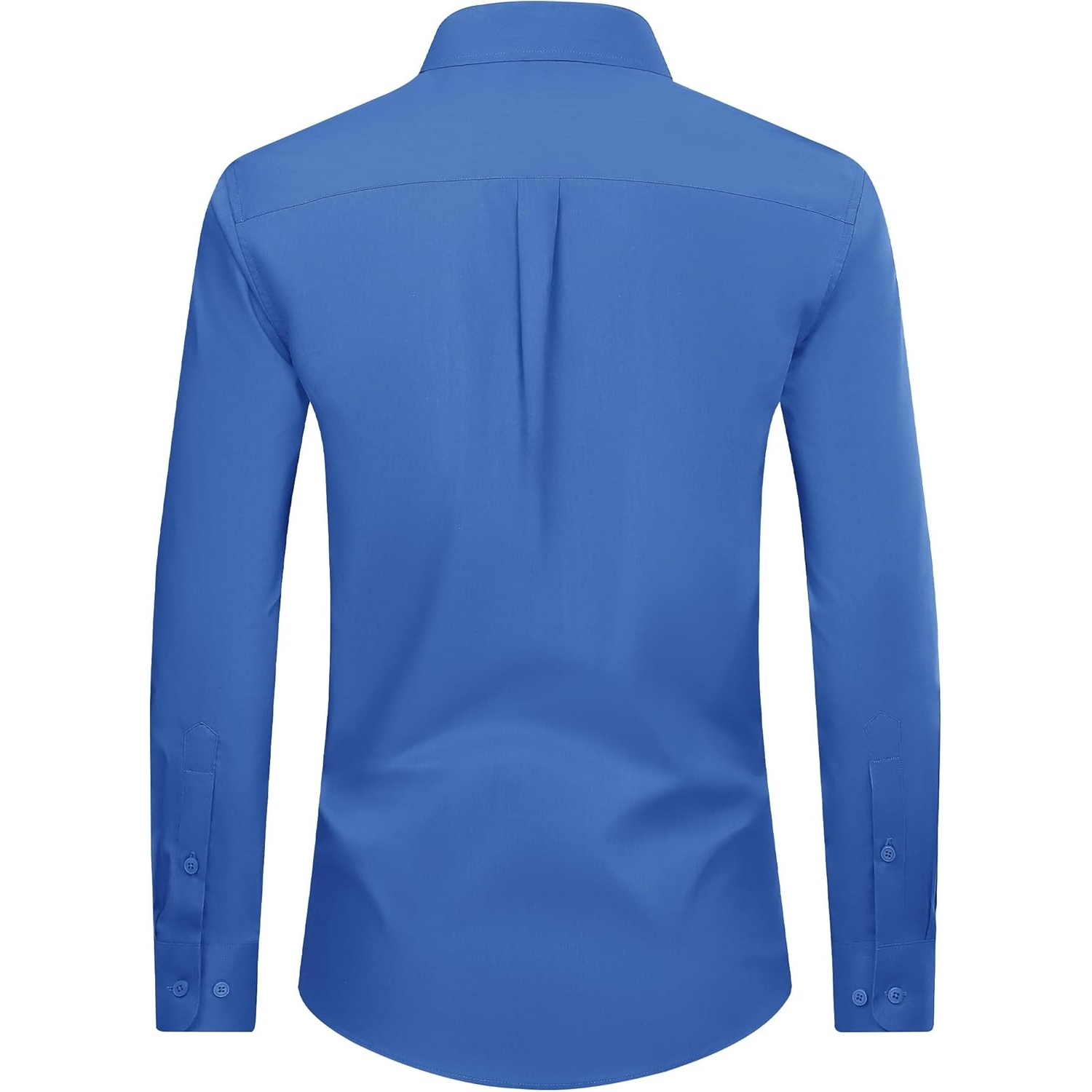 Regular Fit Long Sleeve Shirt Stretch Formal Wear