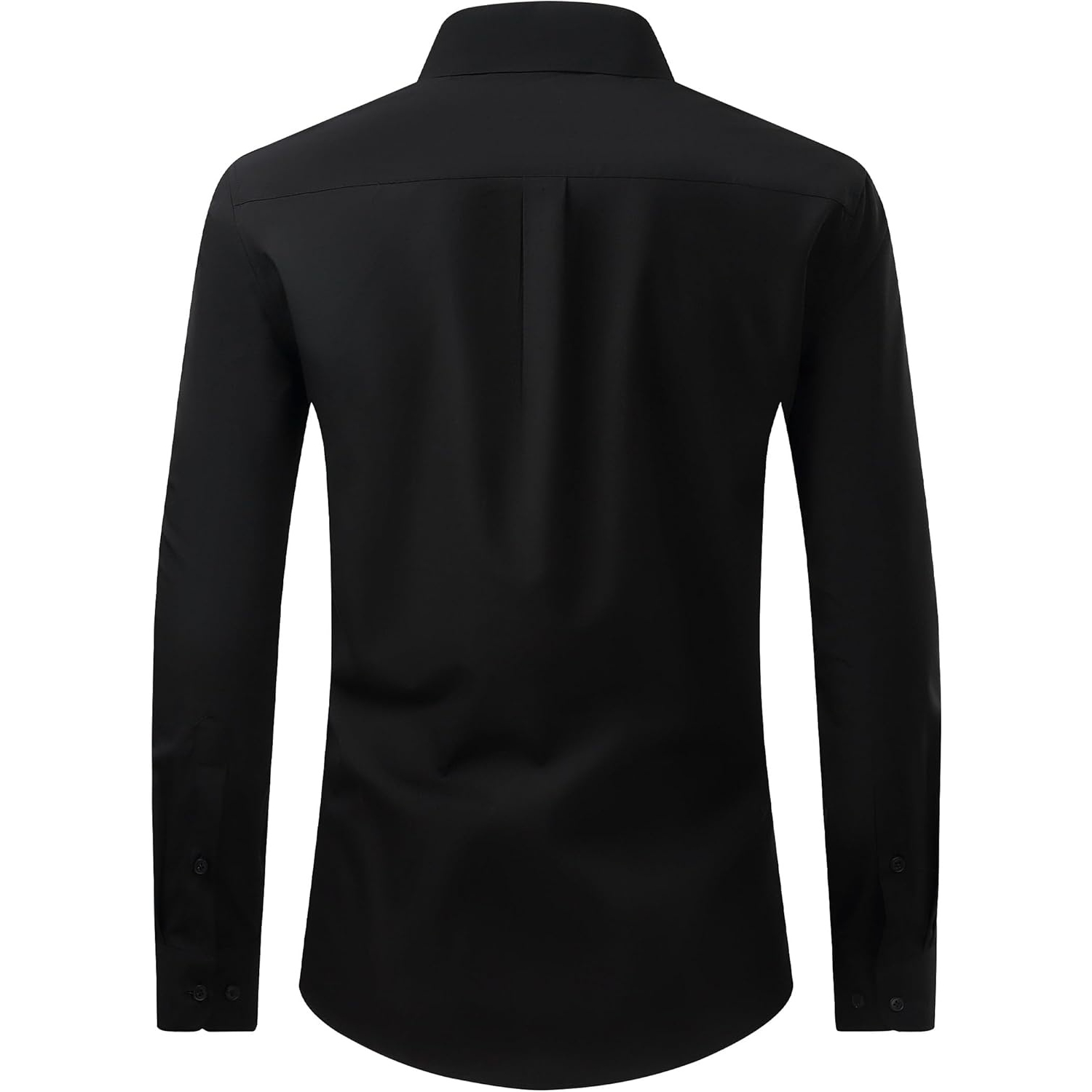 Regular Fit Long Sleeve Shirt Stretch Formal Wear