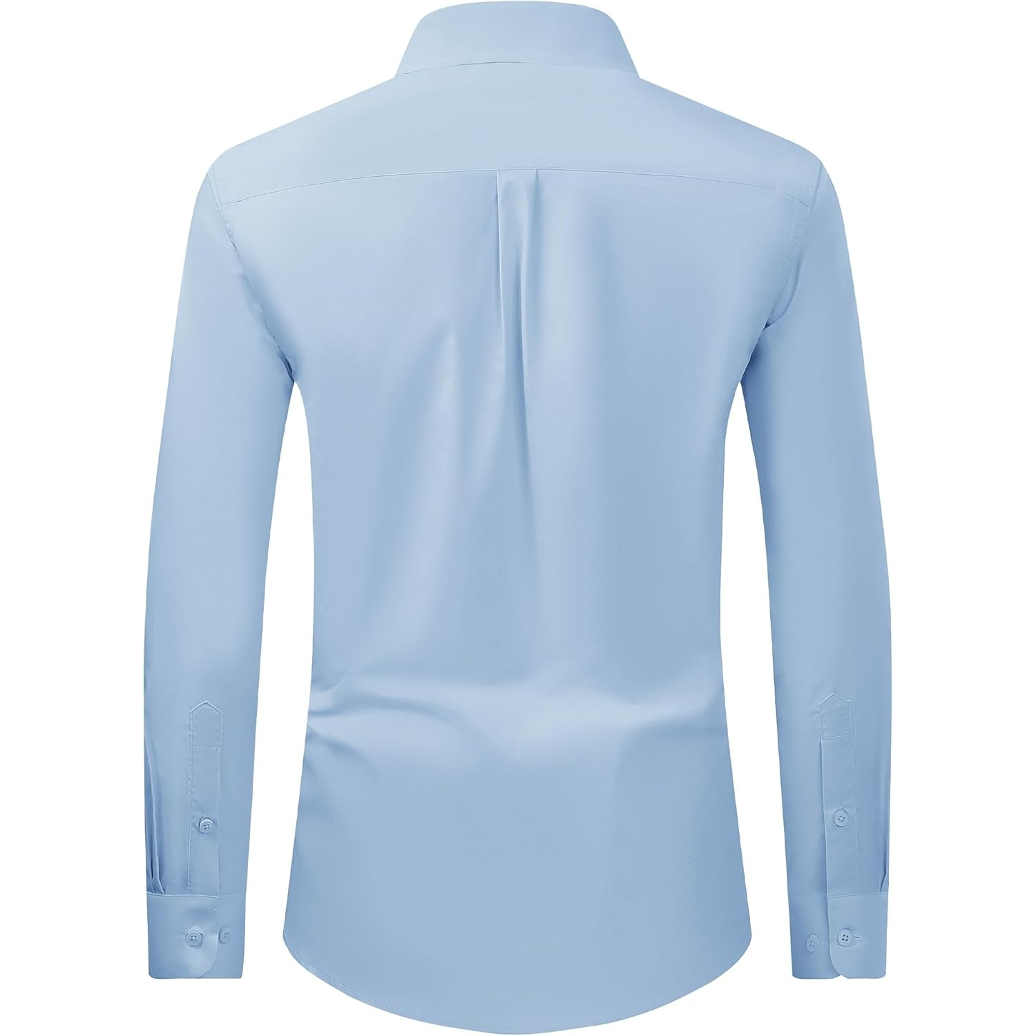 Regular Fit Long Sleeve Shirt Stretch Formal Wear