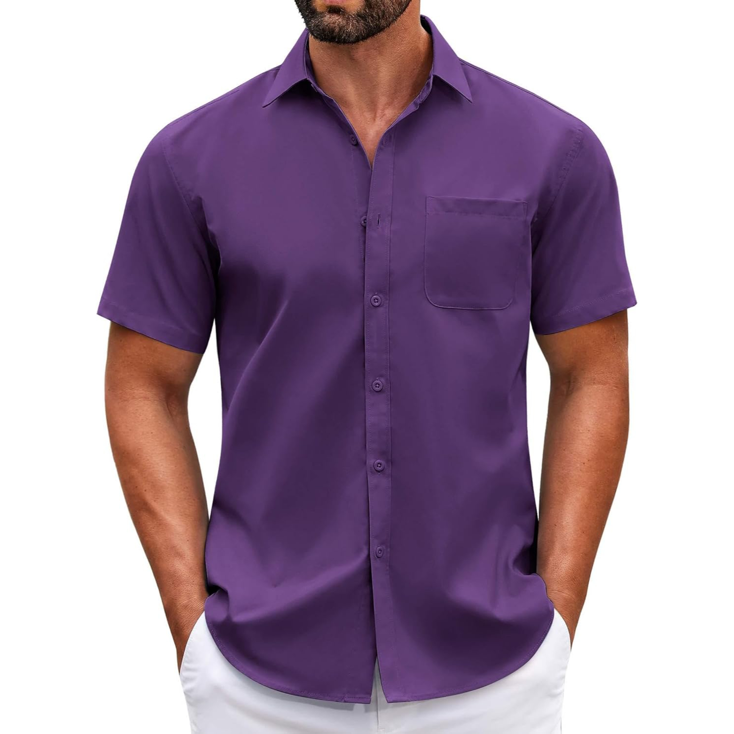Short Sleeve Casual Button Down Shirts