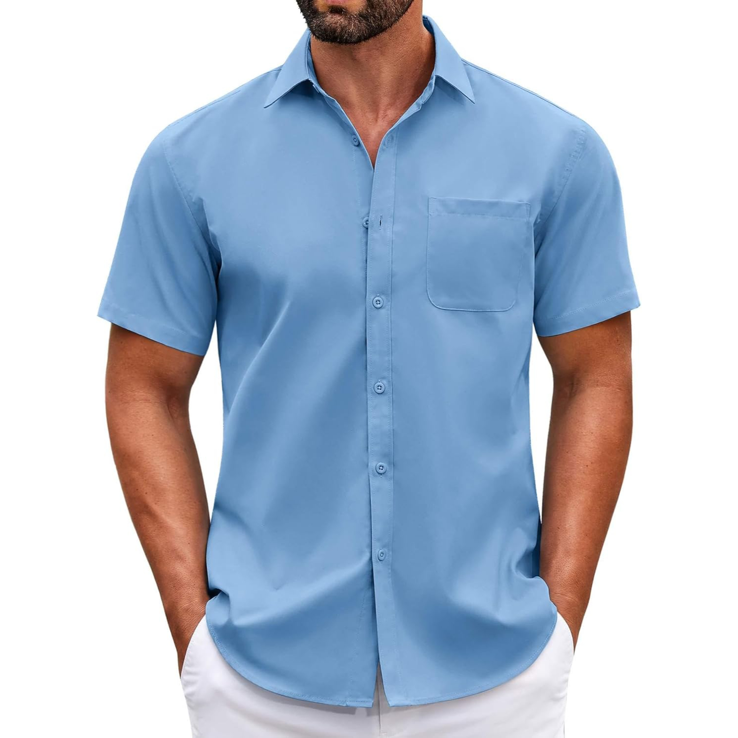 Short Sleeve Casual Button Down Shirts
