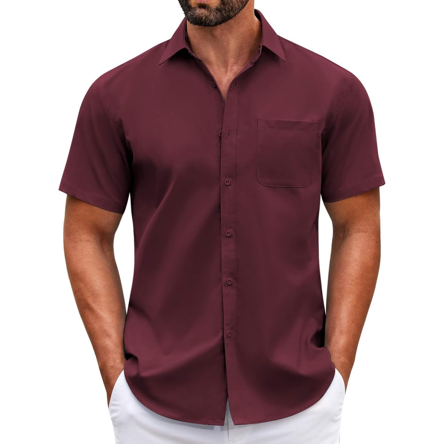 Short Sleeve Casual Button Down Shirts
