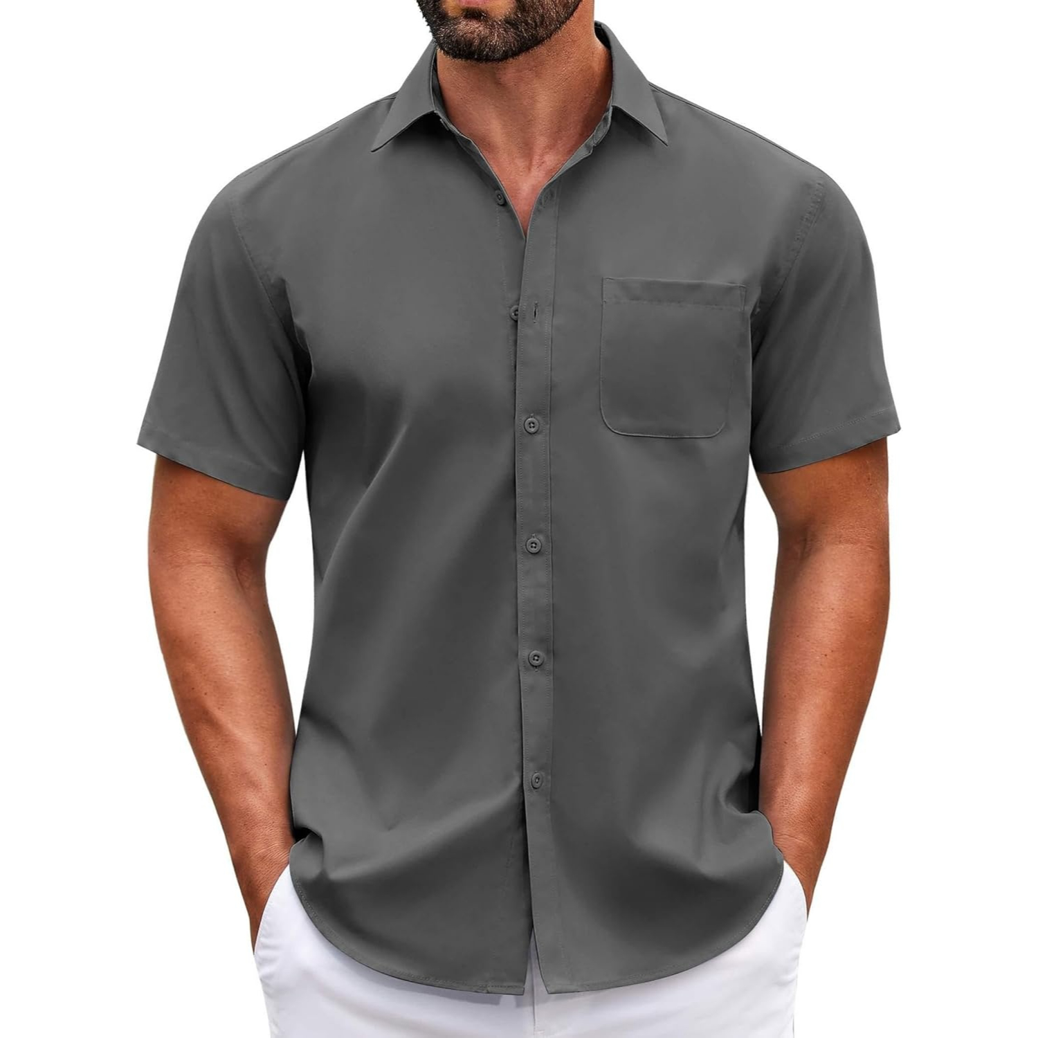 Short Sleeve Casual Button Down Shirts