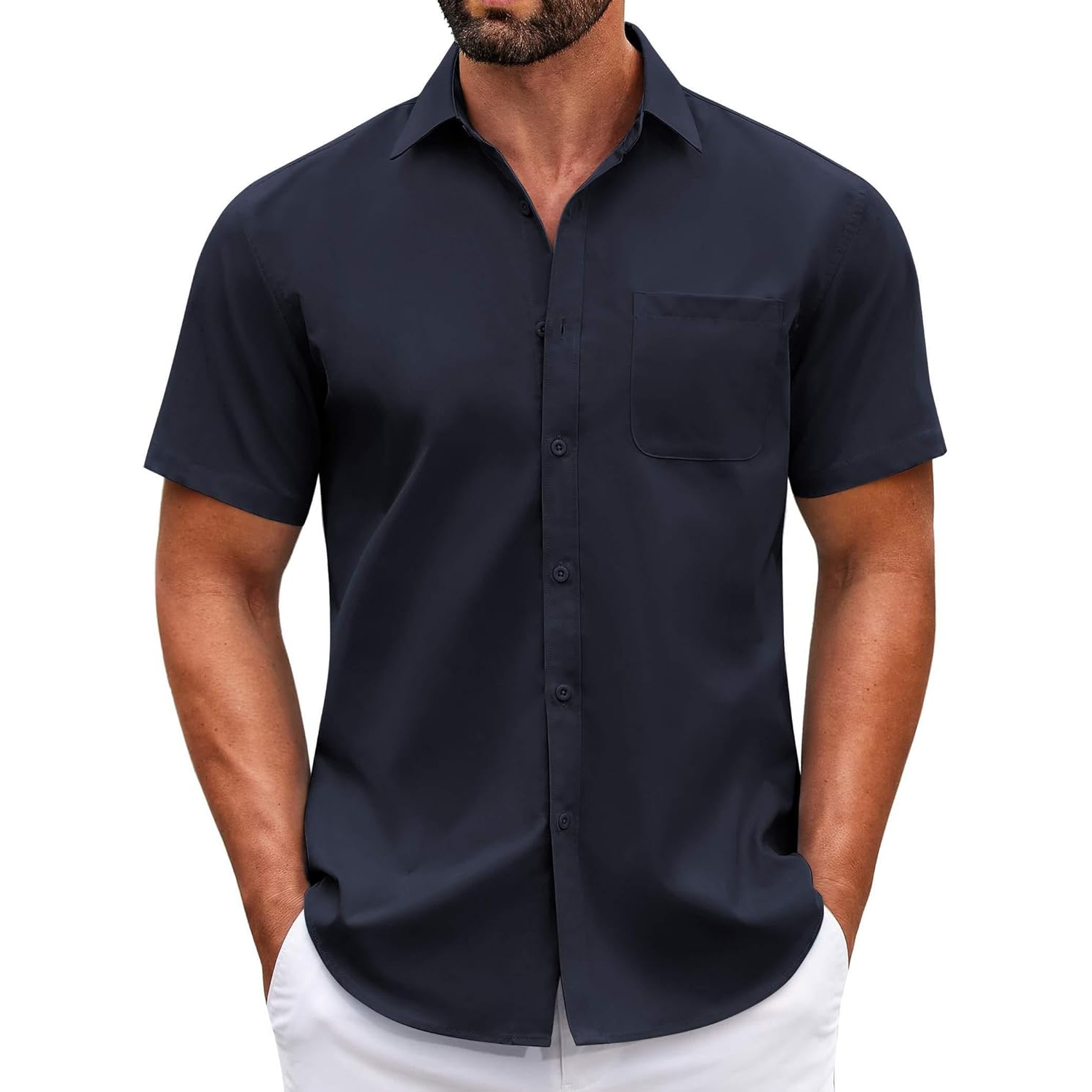 Short Sleeve Casual Button Down Shirts