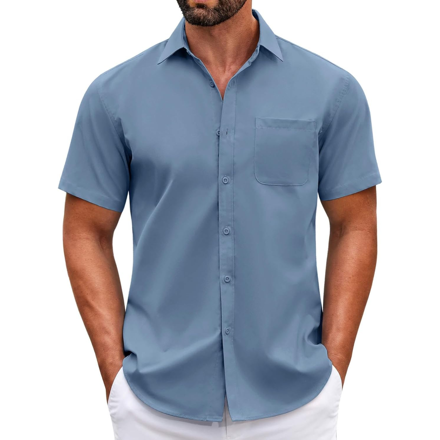 Short Sleeve Casual Button Down Shirts