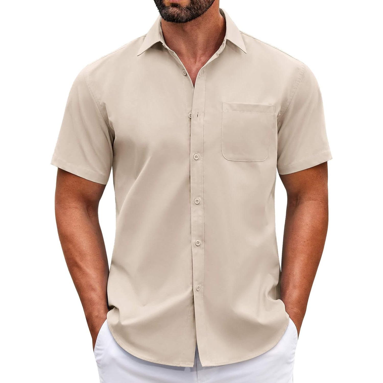 Short Sleeve Casual Button Down Shirts