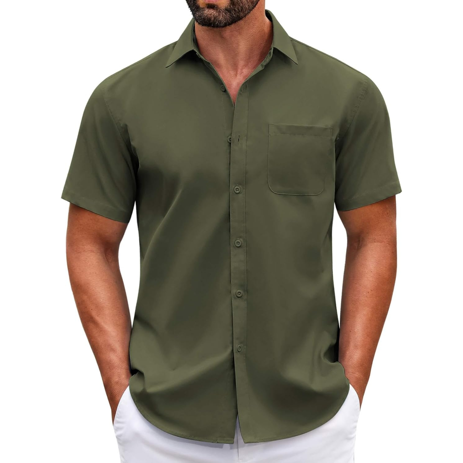 Short Sleeve Casual Button Down Shirts