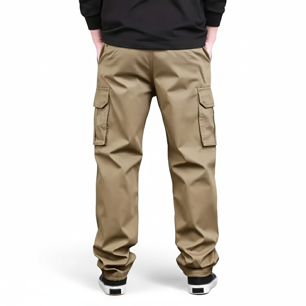 Solid Color Cargo Pants With Pockets For MenSolid Color Cargo Pants With Pockets For Men - Image 6