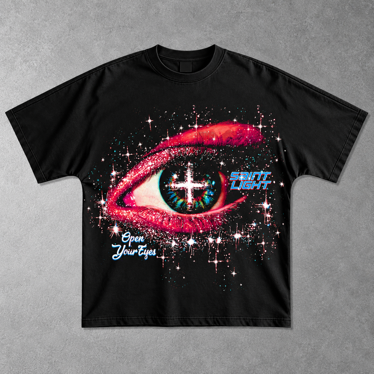 Street Style Batwing Sleeve Graphic T-Shirt For Men