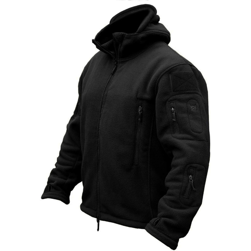Tactical Fleece Warm Hooded Coat For Men