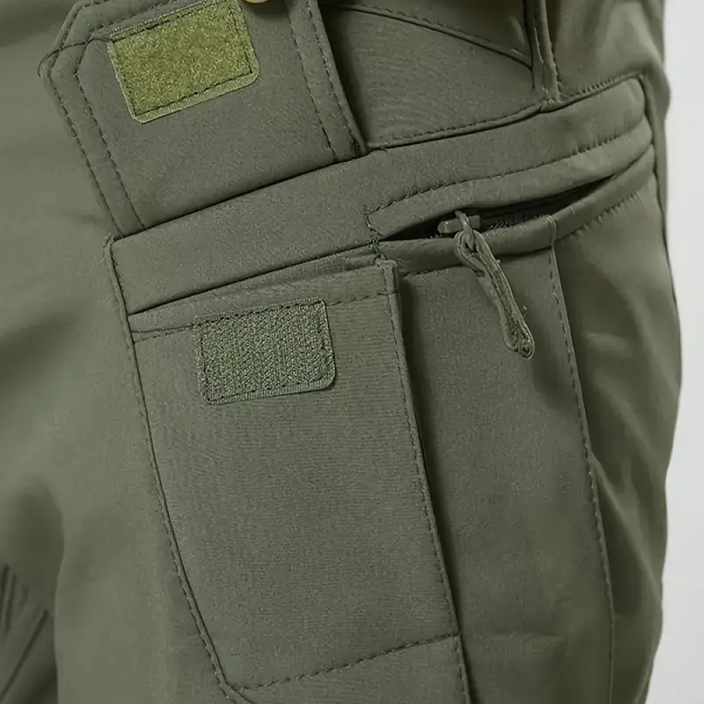Tactical Style Cargo Pants For Men With Stretch Fit And Pocket Design