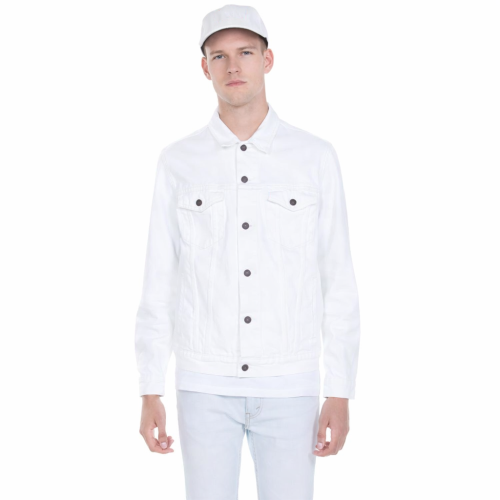Classic Trucker Button Up Jacket For Men