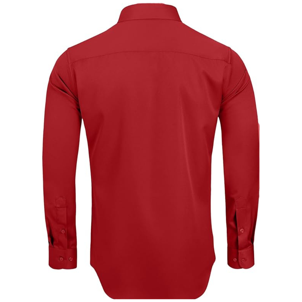 Sleeve And Formal Button Down Shirt Pocket Long For Men