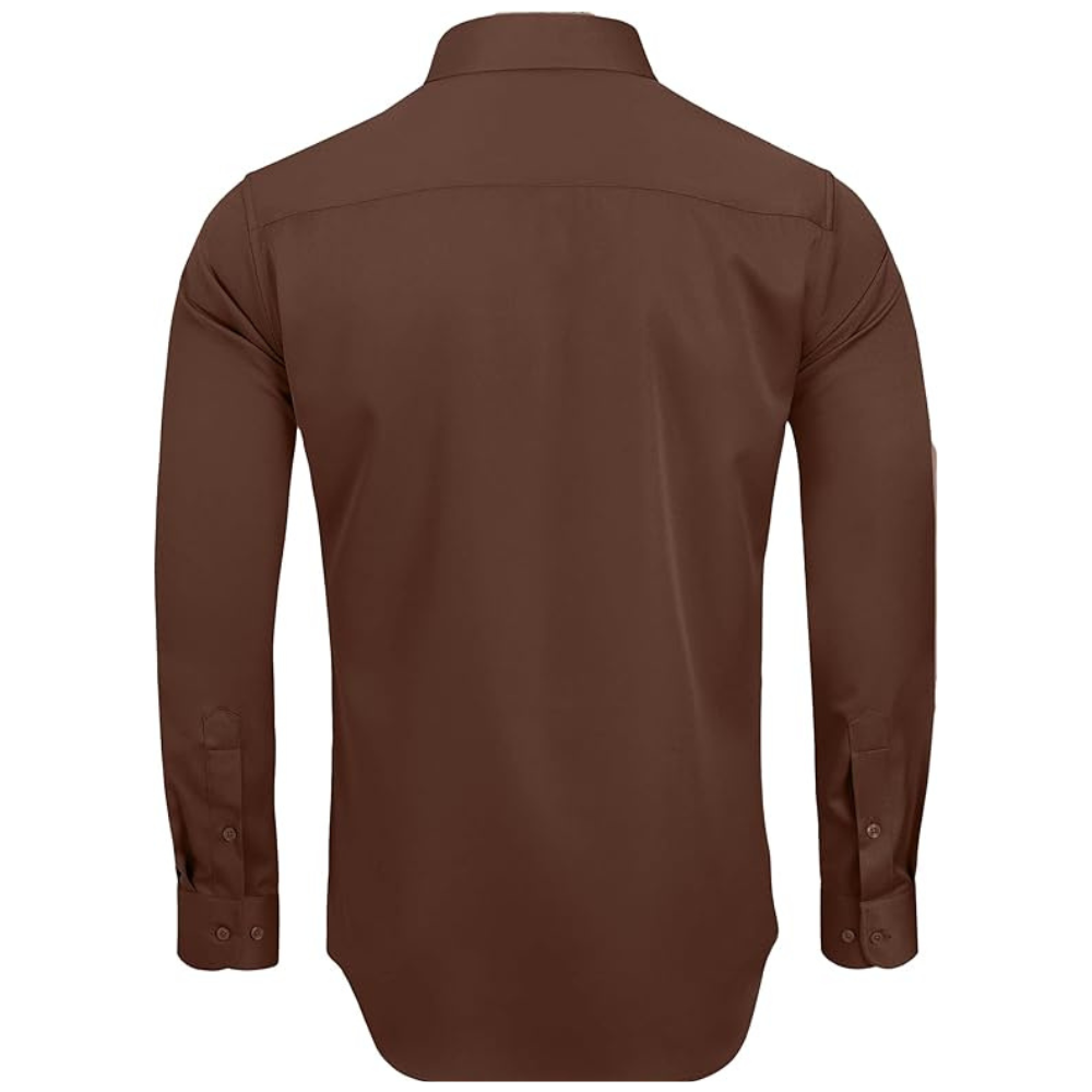 Sleeve And Formal Button Down Shirt Pocket Long For Men