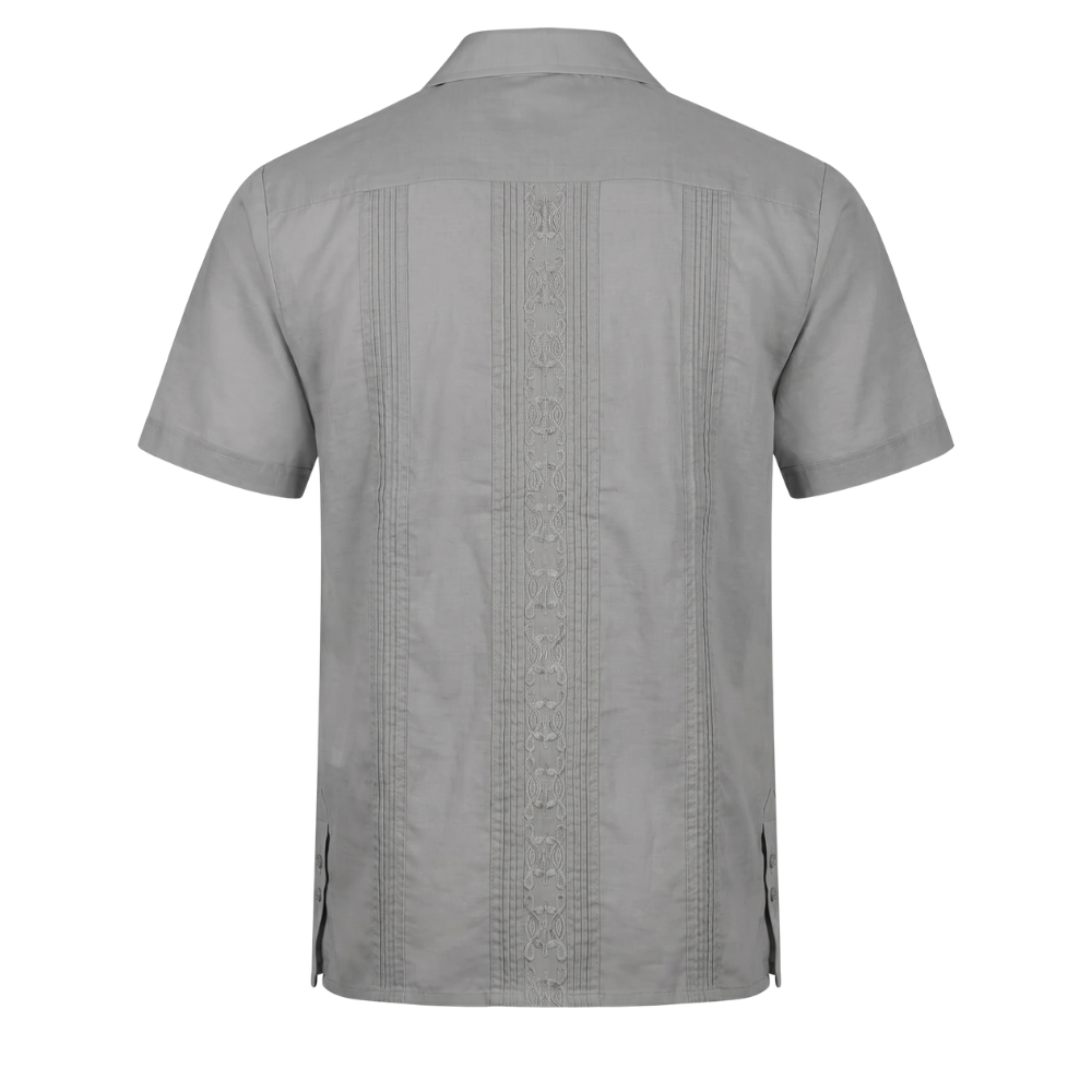 Short Sleeve Casual Wedding Beach Bartender Shirt