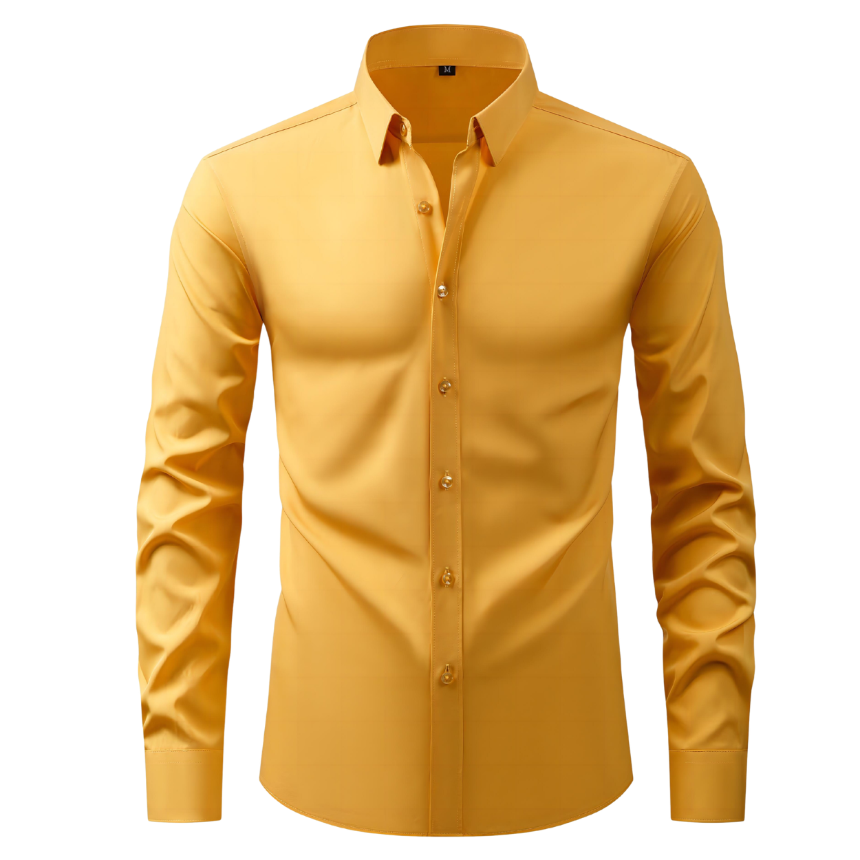 Casual Anti Wrinkle Slim Fit Button Shirt For Men