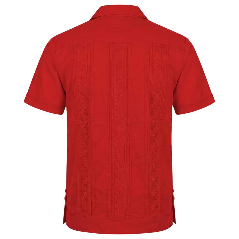 Short Sleeve Casual Wedding Beach Bartender Shirt