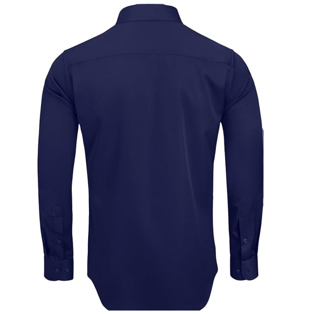 Sleeve And Formal Button Down Shirt Pocket Long For Men