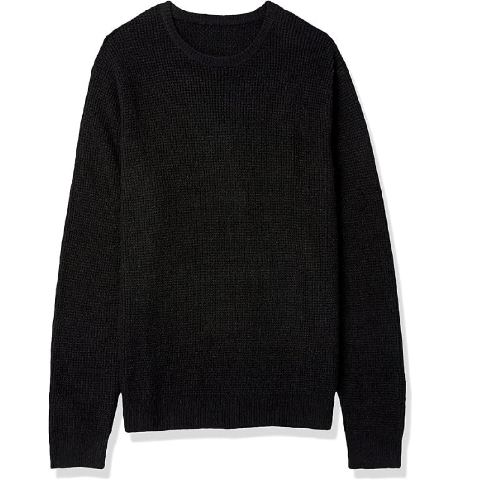 Casual Waffle Texture Long Sleeve Pullover Sweater For Men