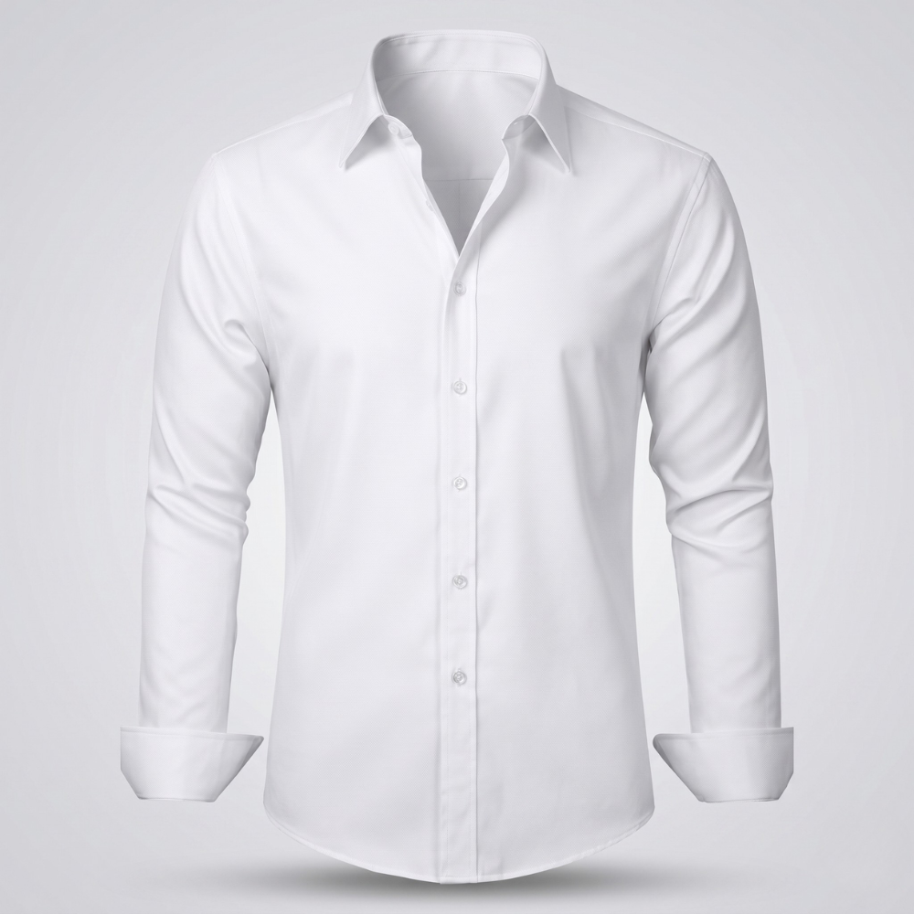 Long Sleeve Stretchy Formal Shirt For Men
